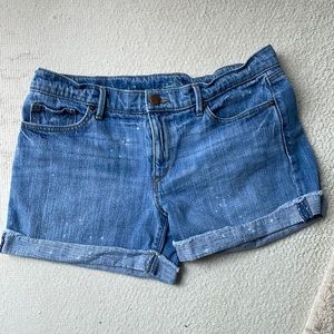 Loft Distressed Denim Jean Shorts Size 8